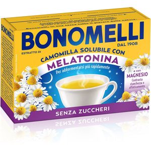 Bonomelli Oplosbare kamille met melatonine (16 x 4,5g)
