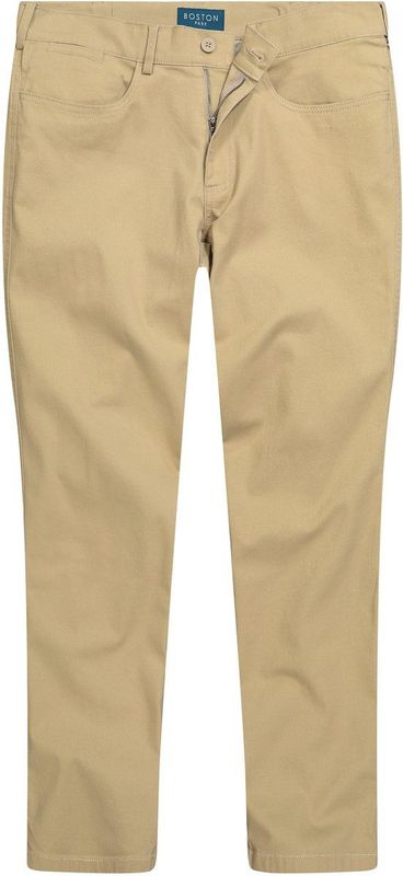 Boston Park - Heren - Boston Park broek van twill traveller-band 5-pocket - Zand - Maat 52
