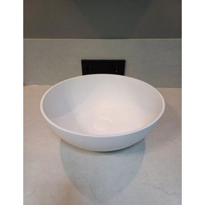 Sanimex Sardonyx 05 - wastafel -Solid surface - waskom - mat wit