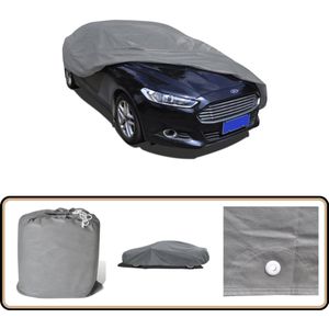 vidaXL Autohoes L Grijs - Duurzaam en Weerbestendig Autohoes - Autobescherming - Autocover - Autodoek - Car Cover