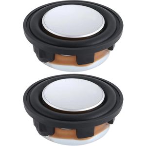 2 Stuks 4 Ohm 4 Watt Luidspreker voor Podium - Kristalhelder Geluid - Microfoon en Radio - 28x11x21.5mm