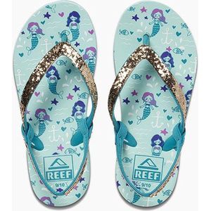 Reef Little Stargazer Prints Kinder Teenslippers Ci4107 - Kleur Blauw - Maat 8c