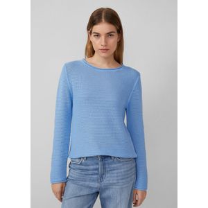 s.Oliver - Trui - Lichtblauw - Knitwear - Lange Mouw