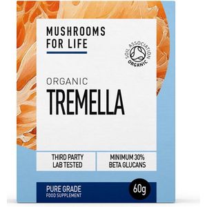 Mushrooms For Life - Tremella - Paddenstoelen Poeder - Bio - 60 gram