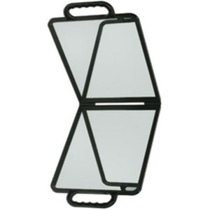 Sibel Kappersspiegel Dubbelzijdig Zwart