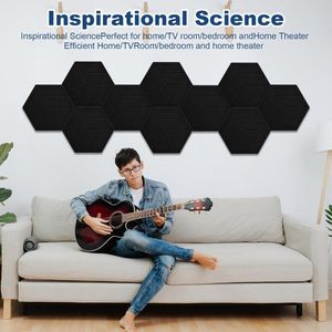 Hoge Dichtheid Geluiddichte Panelen voor Muren, Geluiddempende Isolatiebehandeling Wandpanelen, Geluidabsorberende Padding voor Studio 12 stuks