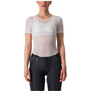 Castelli - Pro Mesh - Dames T-shirt - Wit - 3D Mesh Stof - Vochtregulatie