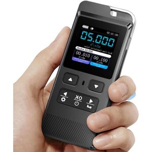 Digitale geigerteller stralingsmeter voor kernstraling - Persoonlijke dosimeter voor radioactiviteit met X- β- en φ stralingstester met lcd-display - Ondersteunt 8 talen