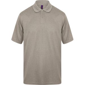 Men´s Coolplus® Poloshirt 'Henbury' Heather Grey - XXL