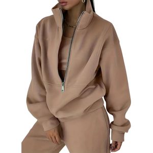 Nivard Joggingpak Dames - Huispak - Trainingspak - Volwassenen - Capuchon - Jogging Pak - Joggingbroeken - Broek - Hoodie - Blauw - Maat XL