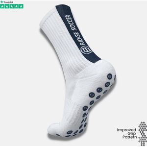 Bridge Soccer Wear - Gripsokken Voetbal Wit - Voetbalsokken - Sportsokken - Unisex - Grip - One Size