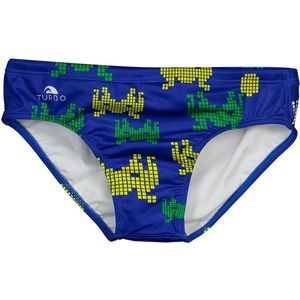 Turbo Game Over Zwemslip Blauw 6 Years Jongens
