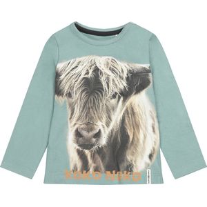 Koko Noko t-shirt jongens - groen - U44830-37 - maat 116