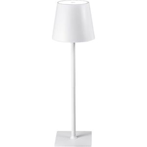 Oplaadbare en Dimbare Witte Tafellamp- Moderne Draadloze Touch Lamp - Ideaal als Nachtlamp - 38 CM - IP54