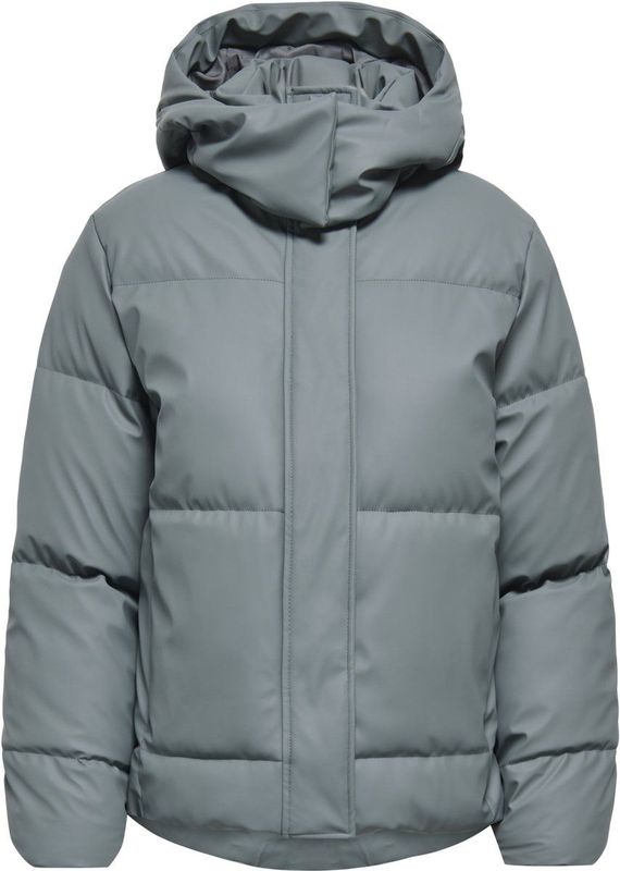 Only - Onlagnes Coated Puffer Jacket - Balsam Green - Dames