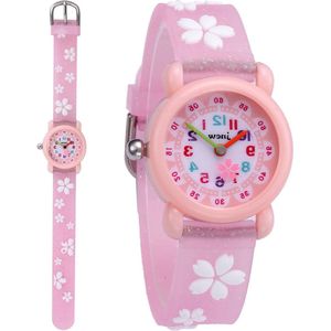 Kinderen Horloge - Analoog - Waterdicht - Cartoon - Silicone/Nylon Band