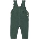 Tuinbroek - Groen - Fluweel - Met Ruches - Voor Meisjesbaby