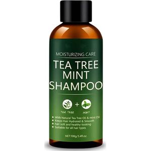 Tea Tree Olie - Shampoo 100ML - 100% puur - Anti Roos - Haargroei - Etherische Olie