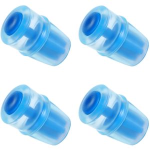 4Stuks Osprey Hydratatie Pack Bite Valve Vervanging - Silicone BPA Vrij - Blauwe Mondstuk