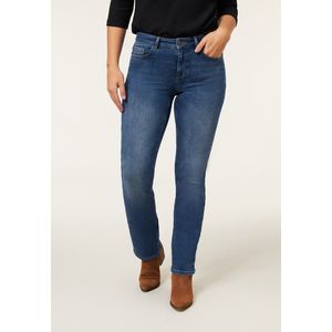 Miss Etam dames Jeans straight fit blauw - Regulier