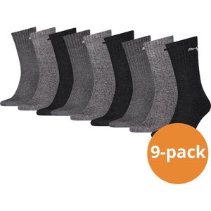 Puma - Sportsokken - Antraciet - 9 Paar - Unisex