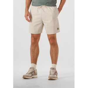 Lyle & Scott Plain Swimshort Zwembroeken Heren - Zand - Maat XS
