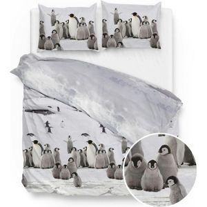 Zo!Home Tadzio Dekbedovertrek - Flanel - Extra breed - 260x200/220 cm - White