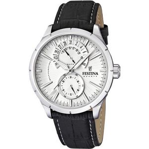 Festina F16573/1 horloge heren - zwart - edelstaal