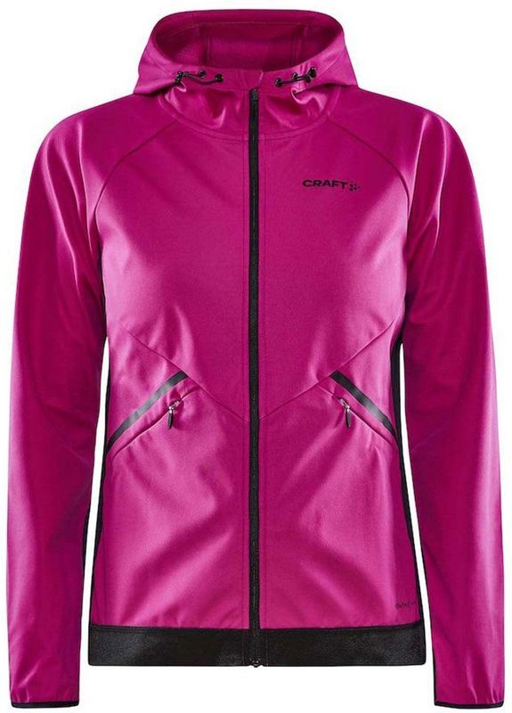Craft - Glide Hood - Softshelljack - Roze
