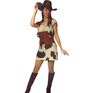Cowgirl Outfit Dames - 3-delig - Maat S – Carnavalskleding