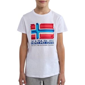 Napapijri Liard T-shirt Unisex - Maat 146/152 Size 12