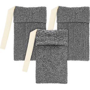 Exfoliërende Spons Zeep Bespaar Zakken - Diepe Zachte Exfoliatie Douche Bad Natuurlijke Schuimen Drogen Zeepjes Body Scrub