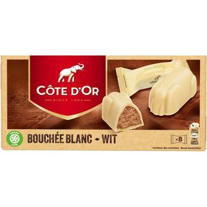 Witte Bouchées 8 x 21g - Côte d'Or Belgische pralines 168g