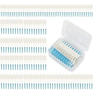 Brenzoos - Interdentale Borstels - Blauw - 150 Stuks - Zachte Borstels