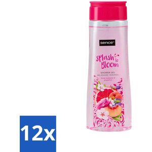 12 x Sence - Floral Moments & Grapefruit - Douchegel - Fris & Fruitig - 300 ml - Douchegel - Fruitige Geur - Bloemige Geur - Grapefruit - Sence