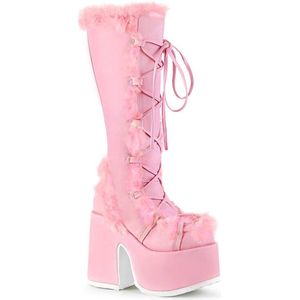 DemoniaCult - CAMEL-311 Plateau Laarzen - US 12 - 42 Shoes - Roze