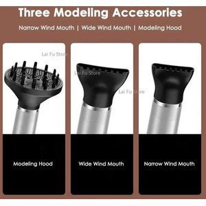 Haardroger Infrarood & Ionisch – Föhn – Haar Droger – Haardroger met borstelProfessioneel met hete & koude lucht, salonkwaliteit