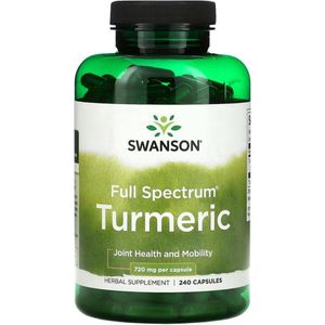 Swanson Health Superfoods - Turmeric 720mg - 240 capsules - Swanson