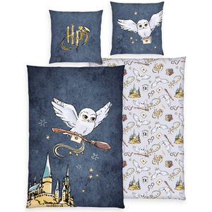 Harry Potter Hedwig Unisex Beddengoed - meerkleurig - Standard