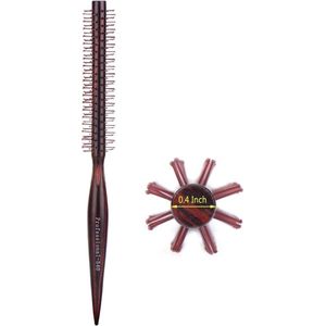 Kleine Ronde Haarborstel Nylon Borstelharen - Kort Haar föhnen Styling - Roll Haarborstel.