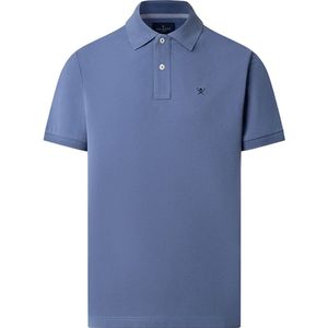 Hackett Hm5600093 Slim Fit Korte Mouw Poloshirt Blauw 3XL Man
