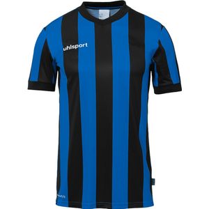 Uhlsport Stripe 2.0 Shirt Korte Mouw Heren - Zwart / Royal | Maat: 2XL