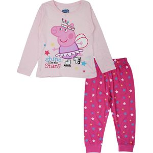 Peppa Pig Pyjama meisjes – Shine like the stars - Roze maat 116