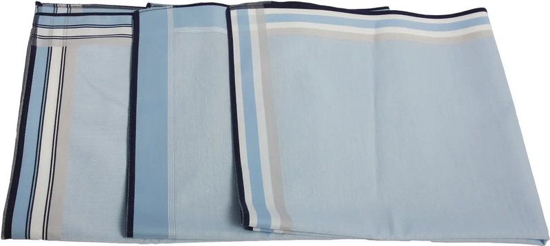 Zakdoek - Lichtblauw - 100% Gekamde Katoen - Verpakt per 3 Stuks