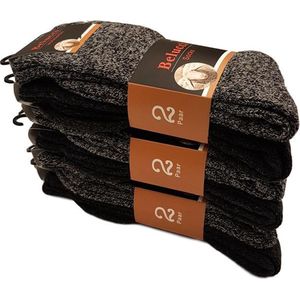 Noorse Wandel Sokken 6 paar Multipack Unisex Maat 39-42