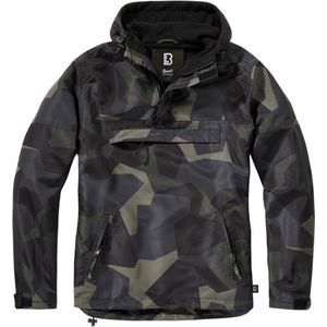 Brandit - Fleece Pull Over M90 darkcamo Windbreaker jacket - M - Multicolours
