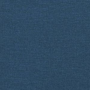 vidaXL - Bedframe - met - hoofdbord - stof - blauw - 120x200 - cm