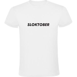 Sloktober | Heren T-shirt | Wit | Oktoberfest | München | Duitsland | Bier | Festival | Volksfeest