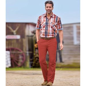 ATLAS FOR MEN - Chino van stretchtwill - Heren - Verkrijgbaar in grote maten - W40