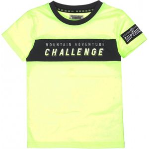 DJ Dutchjeans jongens t-shirt Challenge Neon Yellow